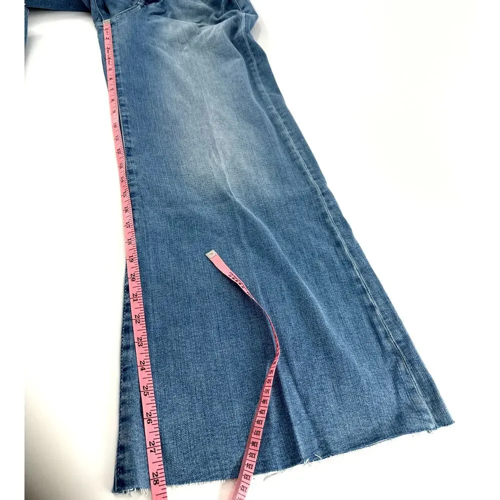 Frame Denim Women's Galeston Le Palazzo Crop Wide Leg Jeans Size 31 - Picture 8 of 10